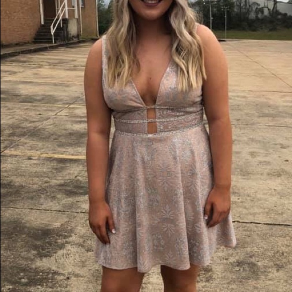 Prom Dress champagne party dress formal dress